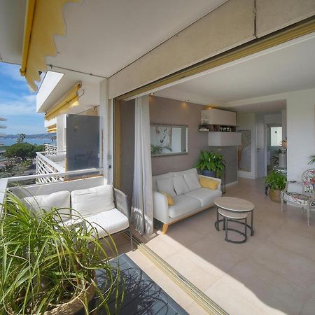 Frgk "Etoile Du Sud Terrasse Vue Mer Palm Beach" Cannes Luaran gambar