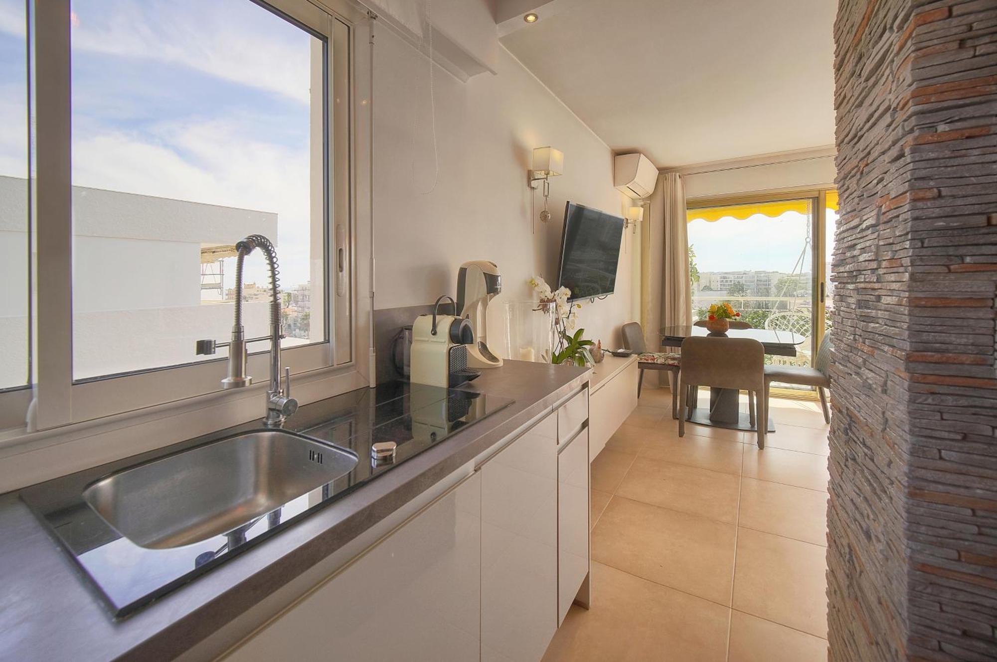 Frgk "Etoile Du Sud Terrasse Vue Mer Palm Beach" Cannes Luaran gambar