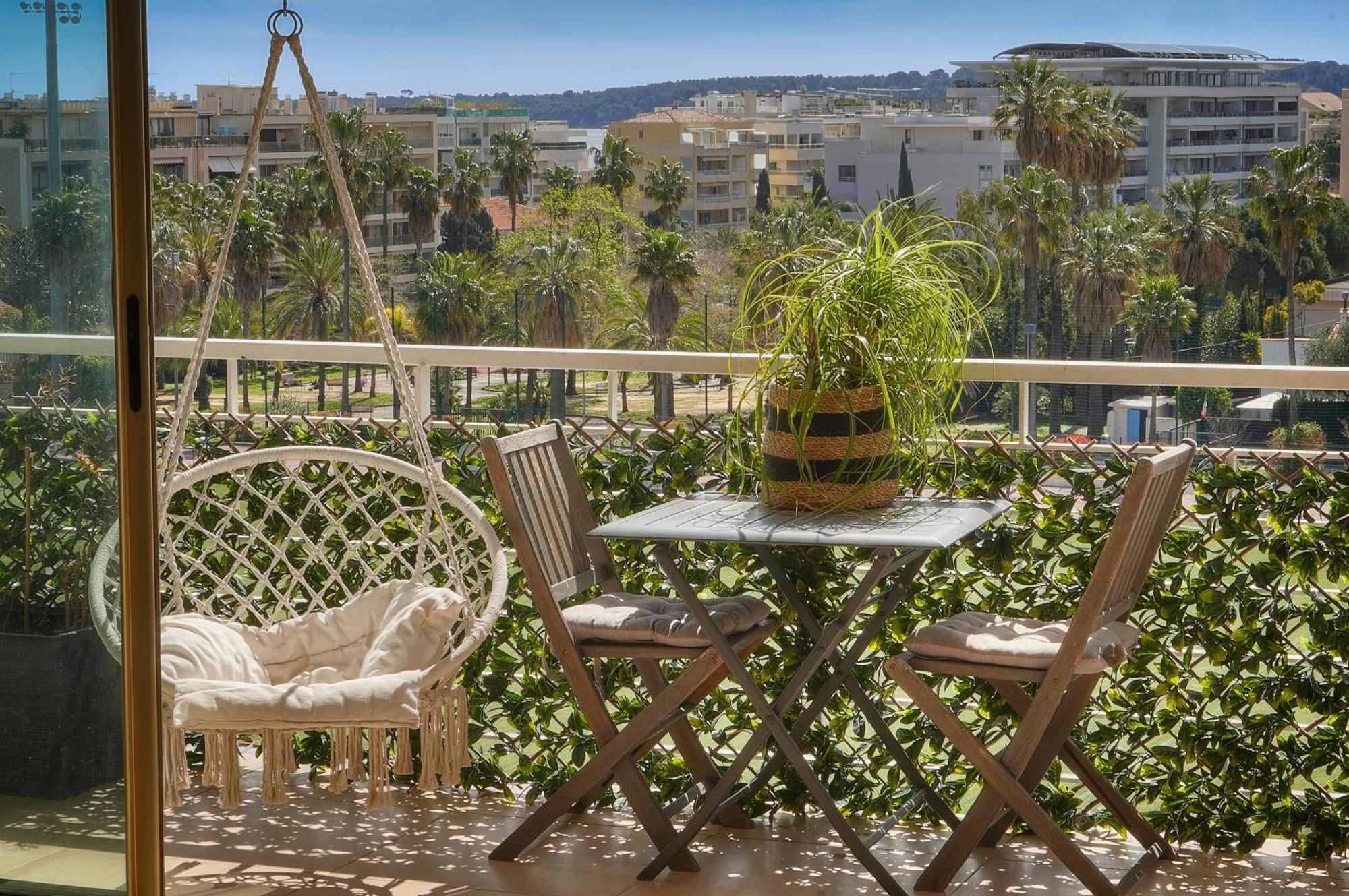 Frgk "Etoile Du Sud Terrasse Vue Mer Palm Beach" Cannes Luaran gambar
