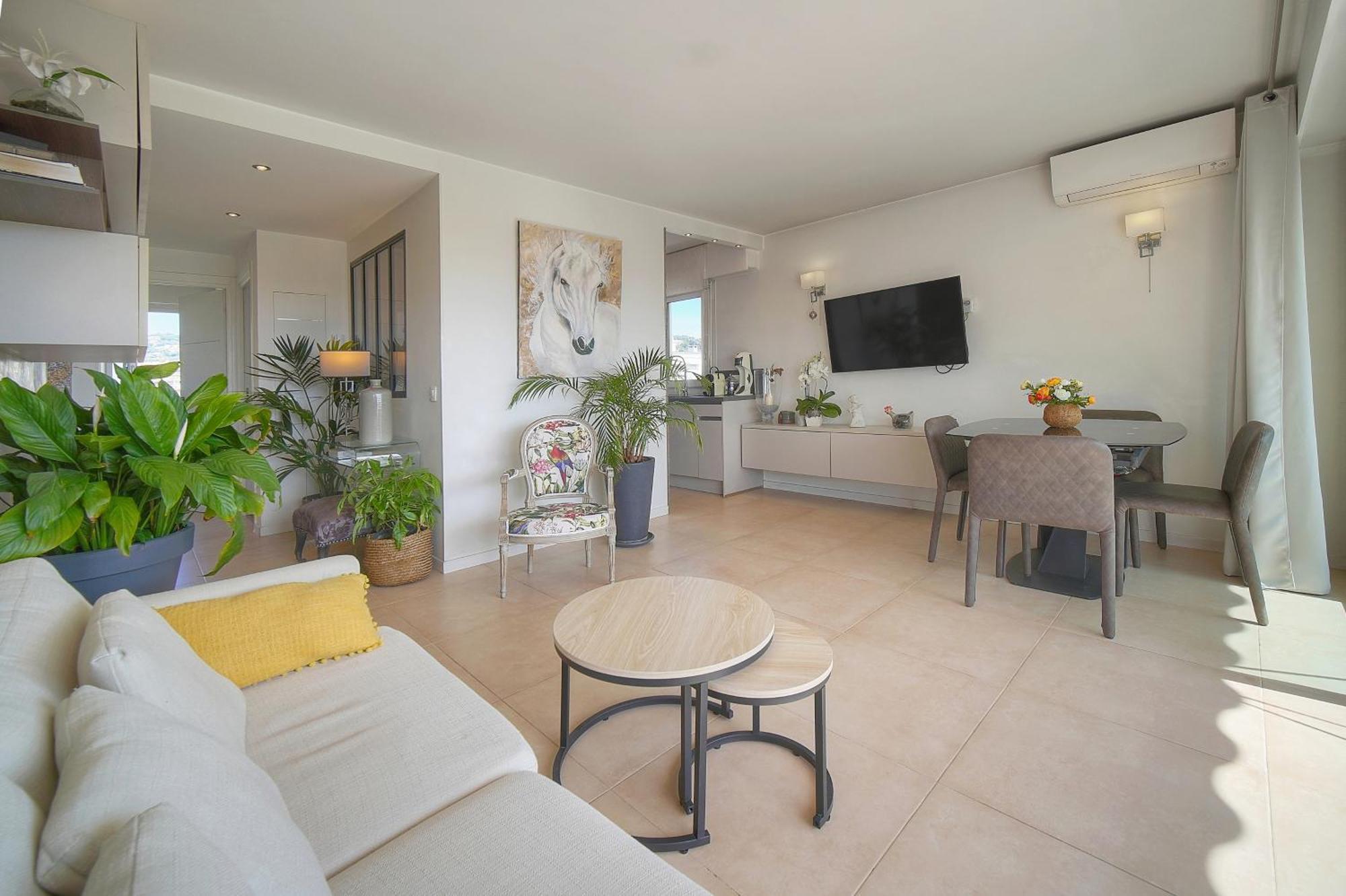 Frgk "Etoile Du Sud Terrasse Vue Mer Palm Beach" Cannes Luaran gambar