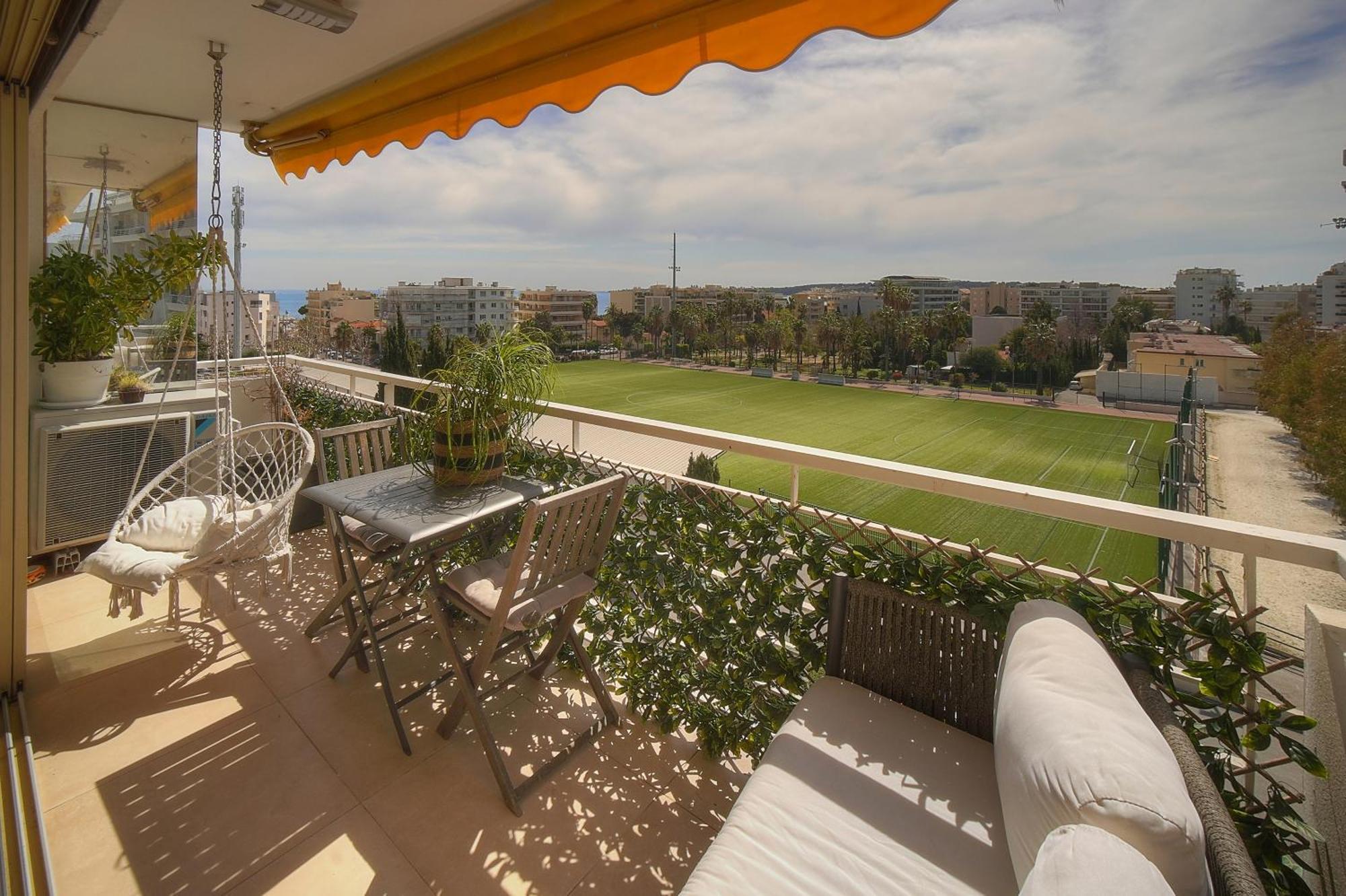 Frgk "Etoile Du Sud Terrasse Vue Mer Palm Beach" Cannes Luaran gambar